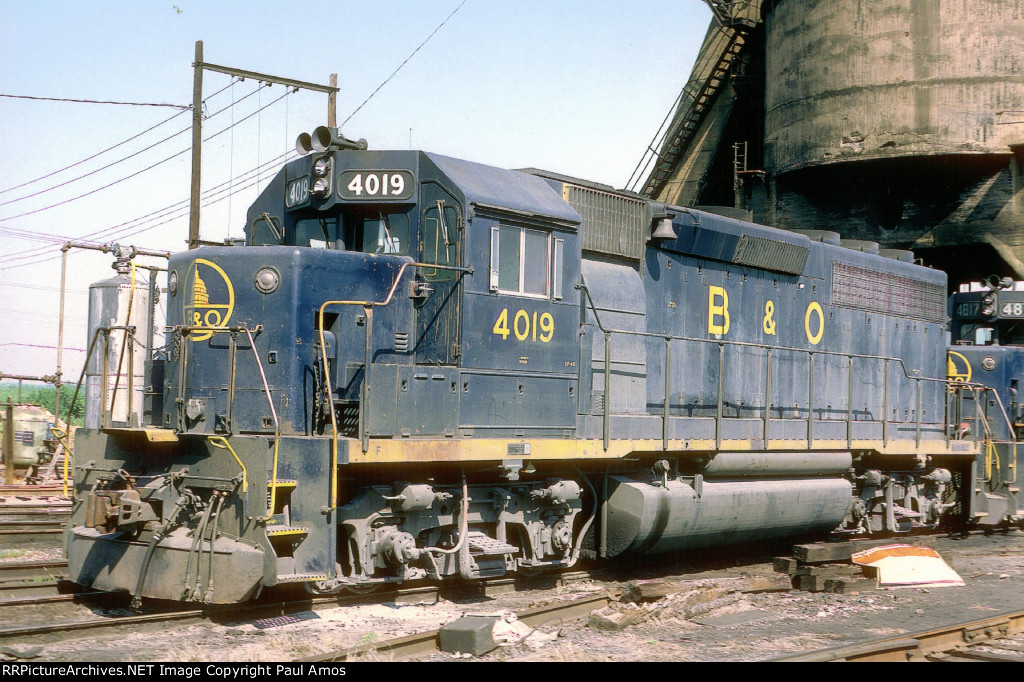 B0 4019 with scars of being leased to the ATSF in 1979-1980